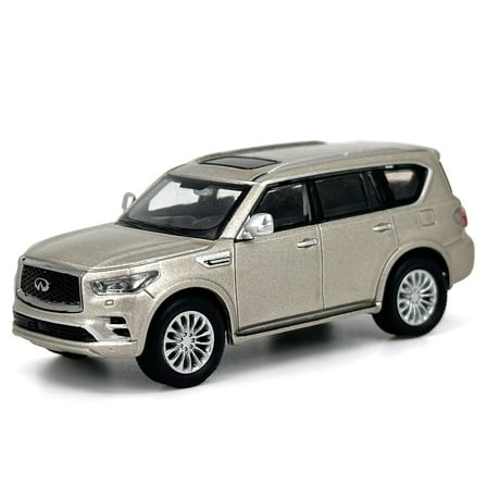 1:64 Infiniti QX80 2020 Diecast Model Car Collection Gift Toy Series Gold