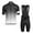 White, variant on Mens Short Sets 2 Piece Outfits Cycling Sports Suit Men's And Women's Couple Short Sleeved Cycling Road Bike Cycling Backpacking Suit Fashionable Sport Suit