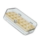 thumbnail image 2 of Caja de almacenamiento de joyas PET PP PE organizador de joyas multicapa vitrina con tapa transparente para pendientes, collares, anillos, blanco transparente, 2 of 14