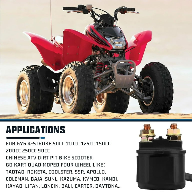 Kit Accensione Completo 5 Pin Per ATV E Minimoto 50cc-140cc - CDI, Bobina, Regolatore, Relè, Candela