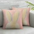 thumbnail image 3 of JEUXUS Easter Throw Pillow Covers Cute Bunny Pillow Covers Rabbit Pillow Case Easter Decoration for Home Sofa Couch Decoration, 3 of 5