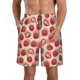 thumbnail image 1 of Balery Cute Strawberry Traje de Baño Estilo Hawaiano para Hombre, Shorts de Secado Rápido con Bolsillos-3X-Large, 1 of 6