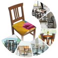 thumbnail image 7 of Gukieu Bright Pink Chair Print Square Cushion Cover, Elastic Strap Chair Protector, Suitable for Family Restaurant, Hotel Banquet Decorations-Two Pieces, 7 of 7