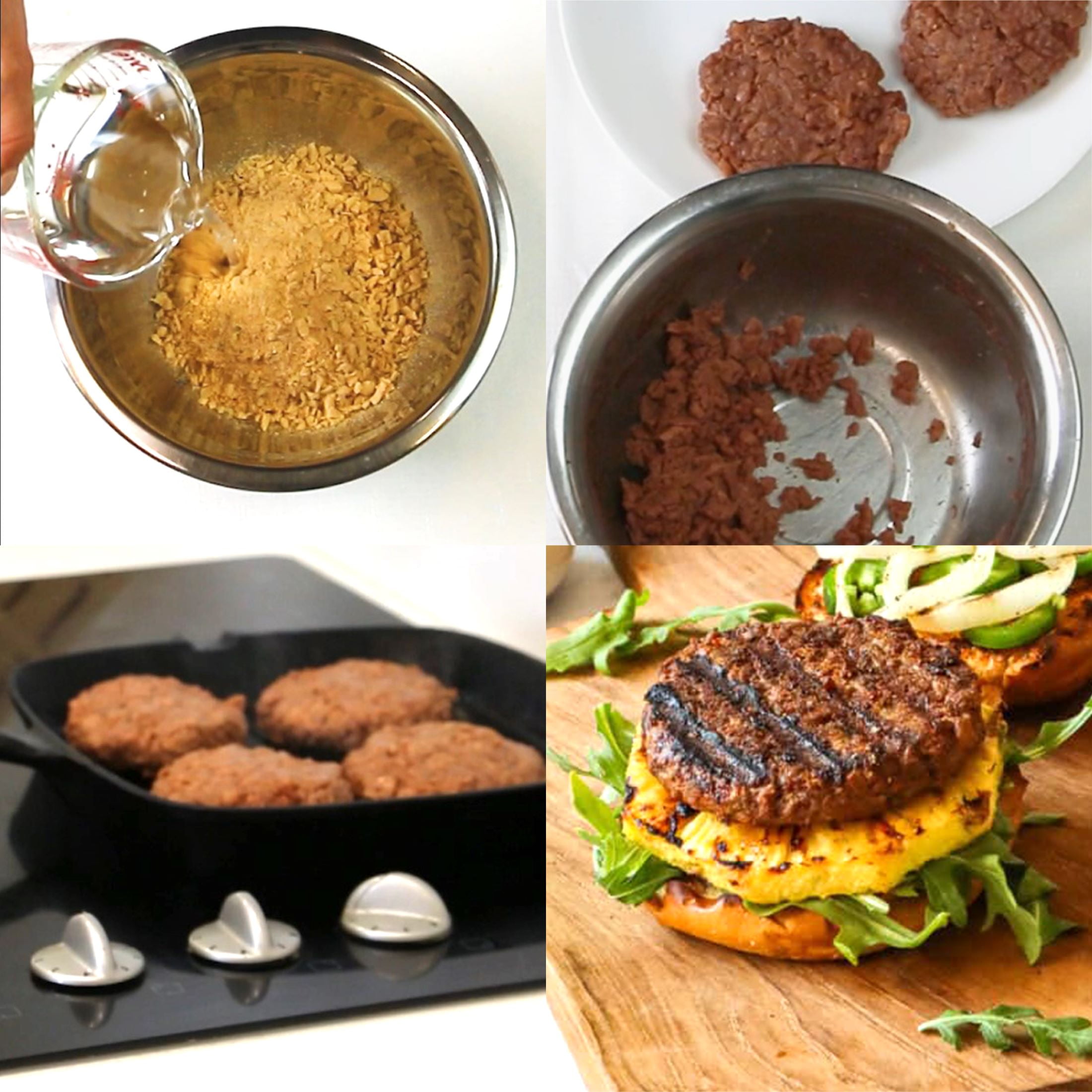 (3 pack) Earth Bound Grilled Burger Plant Based Mix, 5.3 oz