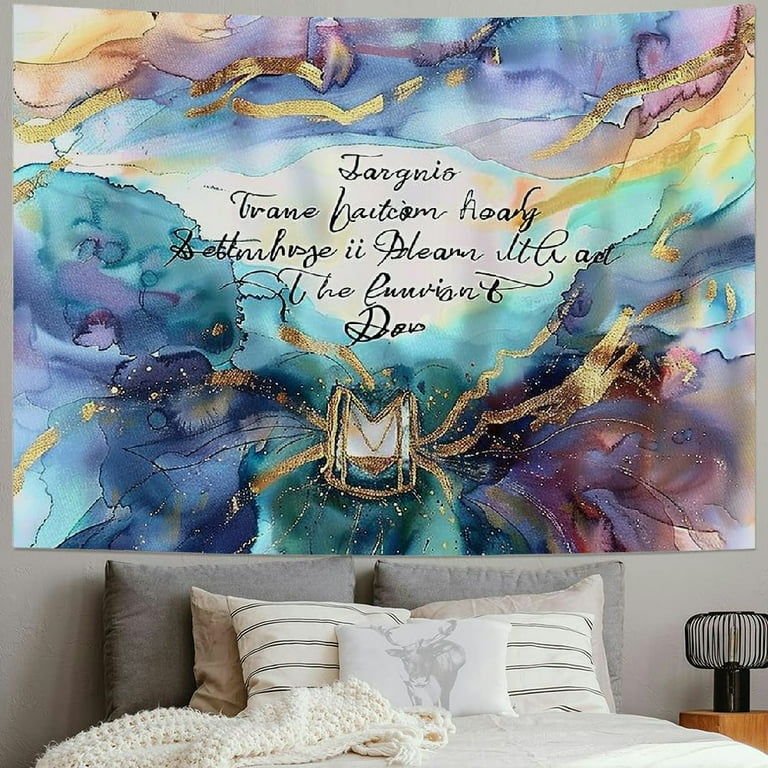 ONETECH Bible Verse Tapestry Wall Hanging Verse Scripture Quotes on Teal Purple Marble Tapestry Wall Hanging Inspirational Tapestry Abstract Art Wall Hanging Bedroom Living Room Dorm Decor Walmart