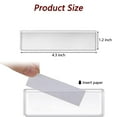 thumbnail image 4 of Sanmi Label Holders Adhesive Shelf Tag Clear Shelf Tag Index Card Pockets Plastic For Supermarket Bookshelf Mailbox Business Kitchen，Pack of 60, 4 of 6