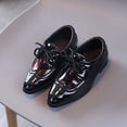 thumbnail image 2 of huajiao Baby Shoes Summer Fashion Boys Casual Leather Shoes Solid Color Lace Up Pointed Lace Up Dress Shoes for Easter, 2 of 5