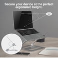 thumbnail image 2 of Desky Adjustable Laptop Stand Riser, 2 of 10