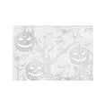 thumbnail image 2 of Aursykel Napperon d'Halloween Décorations d'Halloween Décoration de Fête Intérieure Extérieure avec Pvc Imperméable Résistant à la Chaleur Conception Durable pour Maison Hôtel Restaurant 17.7x11.8 Po Argent, 2 of 6
