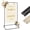 black, variant on Gaderth Wedding Welcome Sign Stand,50/68 in Adjustable Metal Wedding Sigh Holder with 4 Faux Leather Straps,Modern Easel,Sturdy Banner & Seating Chart Holder,Hanging Sign Stand for Display Party