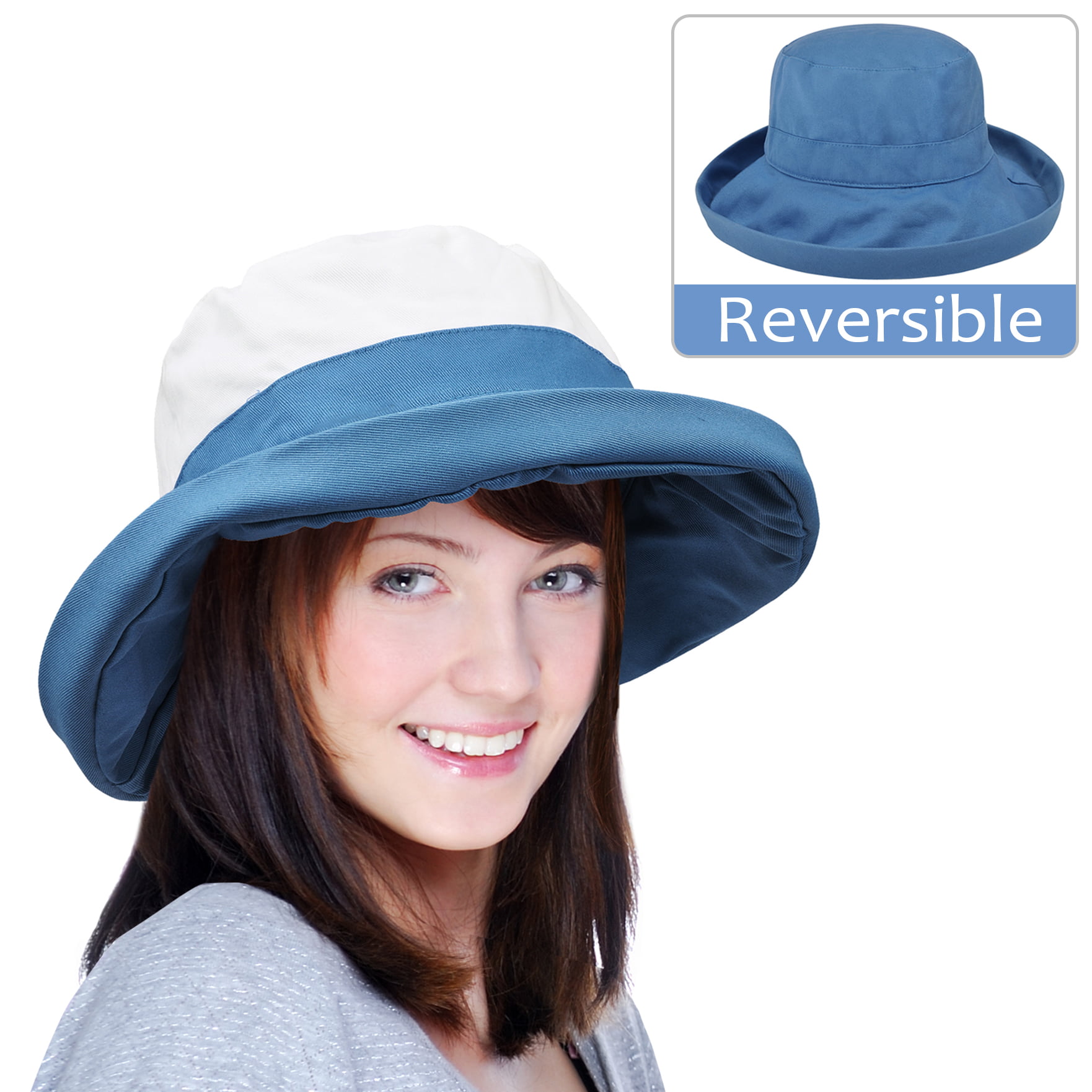 Womens Lotus Leaf Bucket Hats Ladies Anti UV Sunscreen Caps Foldable Outdoor Fisherman Hats 