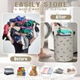 thumbnail image 6 of Sheep Dots on Beige Storage Basket  Durable Woven Organizer for Bedroom Decor Home Gift  Shelf Storage, 6 of 9
