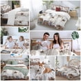 thumbnail image 6 of Farmhouse Bedding 3 Piece Duvet Cover Set Queen Size, Western Texas Star American Country Berry Soft Microfiber Comforter Cover with Zipper Closure & Pillowcases, Wrinkle & FadeResistant Quilt Cover, 6 of 9