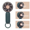 thumbnail image 4 of Mini ventilador de mano, ventilador de refrigeración personal, USB, recargable, portátil para viajes en casa. Verde, 4 of 9