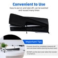 thumbnail image 2 of Funda protectora horizontal para consola PS5 Slim – Cubierta de tela Oxford resistente al polvo y a los arañazos, compatible solo con PlayStation 5 Slim, 2 of 9