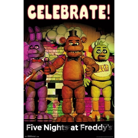Five Nights at Freddy's - Celebrate Poster Print (22 x 34)