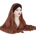 thumbnail image 3 of Women Glitter Sequin Hijab Muslim Head Wrap Scarf Long Turban Headband Hair Cap Shawl, 3 of 3