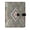 Intricate Brown Batik Pattern, variant on Leather Notebook with Pen Holder Writing Notepad Includes 100 Pages Lined Journal Elegant Shapes with Flowers