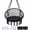 Black, variant on SolaceHue Hammock Chair Macrame Swing, Boho Swing Chair with Round Seat Cushion and Hardware Kit, 330 lbs Capacity, Indoor & Outdoor Hanging Chair for Bedroom Balcony Patio Living Room (Grey)