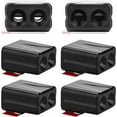 thumbnail image 1 of Muyoka 6 piezas de silbato de ciervo para coche, dispositivo de advertencia de cuerno de ciervo autoadhesivo para coche de construcción dual, dispositivos repelentes de silbato ultrasónico y de viento Muyoka Hogar, 1 of 7