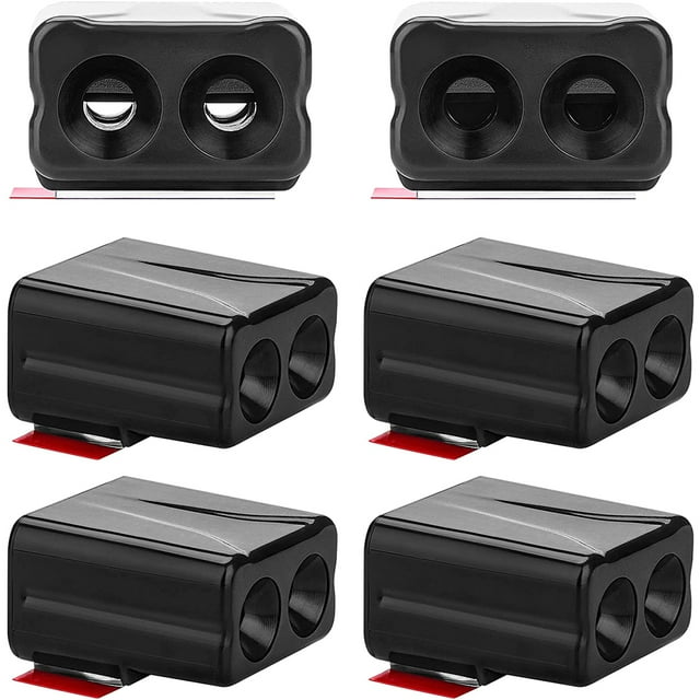 Muyoka 6 piezas de silbato de ciervo para coche, dispositivo de advertencia de cuerno de ciervo autoadhesivo para coche de construcción dual, dispositivos repelentes de silbato ultrasónico y de viento Muyoka Hogar