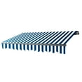 thumbnail image 6 of ALEKO 16' x 10' Retractable Motorized Black Frame Patio Awning, Blue and White Striped Color, 6 of 6