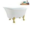 thumbnail image 2 of 51'' Streamline N373BGL-IN-BGL Soaking Clawfoot Tub and Tray with Internal Drain, 2 of 9