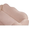 thumbnail image 6 of Bowery Hill Contemporary Soft Pink Teddy Durable Fabric Sofa, 6 of 17