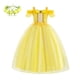 thumbnail image 3 of Vestidos de princesa bella para niños, disfraz de fiesta de cumpleaños para niñas, ropa de flores de Halloween, disfraz de fantasía de La Bella y La Bestia, 3 of 5