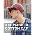 thumbnail image 5 of Zylioo XXL Washed Pigment Dyed Baseball Cap,Oversized Adjustable Hiking Cap,Running Hats for Big Heads 23.5"-25.5", 5 of 5