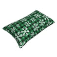 thumbnail image 3 of Kll Christmas Pattern At Buffalo Plaid Pillow Covers Envelope Closure,Super Soft And Cozy Fuzzy Fleece Pillow Case Cover 16"X24", 3 of 9
