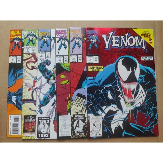Venom: Lethal Protector #1 - 6 SET 1993 Marvel NM 1st solo series featuring Venom