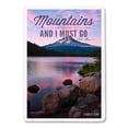 thumbnail image 2 of Mt. Hood, Oregon, John Muir, The Mountains are Calling, Purple Sunset and Peak, Photograph, Lantern Press, Premium Playing Cards, 52 Card Deck with Jokers, USA Made, 2 of 4