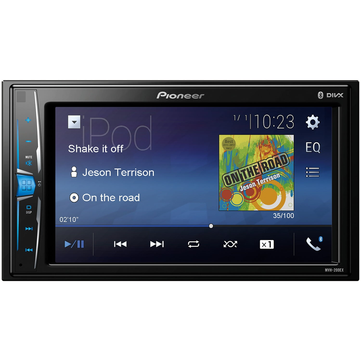 PIONEER MVH-200EX Double Din Bluetooth in-Dash Digital Media Car Stereo
