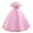 C#Pink4077, variant on CAIVO Girls Princess Evening Gown For Piano Recital & Flower Girl Dress With Lace Trim For Birthday Party Stylish Toddler Child Daily Wear