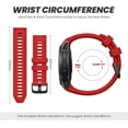 thumbnail image 5 of Tianle Compatible with Instinct 2S Bands 20mm Width Soft Silicone Watch Bands Replacement for Instinct 2S Bands Fenix 5S/Fenix 5S/Fenix 6S, Red, 5 of 7