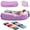 Lavender & Gray, variant on Nevlers Lavender & Gray Inflatable Lounger (2 pack) with Travel Bag and Pockets
