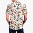 thumbnail image 6 of Salouo Watercolor Floral With Butterflies for Men's Short Sleeve Polo Shirts,Polo Shirts for Men Performance Short Sleeve Golf Shirt Athletic Casual Collared T-Shirt-4X-Large, 6 of 8