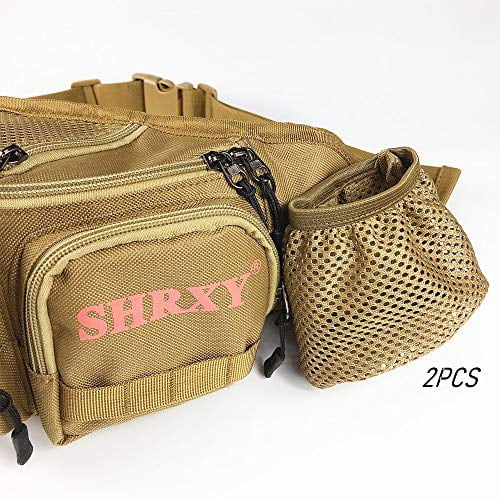 Fishing Bag Portable Outdoor Fishing Tackle Bags Multiple Waist Bag Fanny Pack Metal Detecting Bag