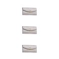 thumbnail image 4 of Cartera de cuero Sonducket para mujer tarjetero Rectangular con botón a presión y bolsillo con cremallera, 4 of 6