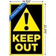 thumbnail image 3 of Keep Out Wall Poster with Push Pins, 14.725" x 22.375", 3 of 3