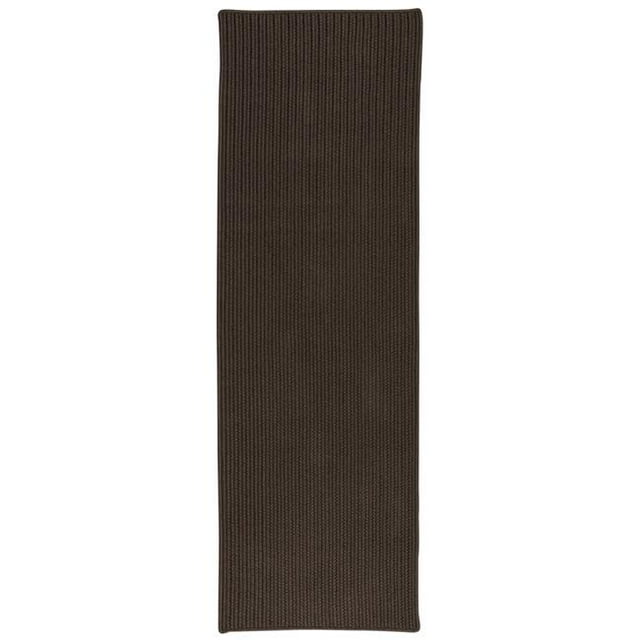 Colonial Mills Rug PU24R030X144S All-Purpose Mudroom Braided Runner Mink - 2 ft. 6 in. x 12 ft.