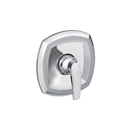 American Standard T005500.002 Copeland Single Handle Valve Trim with Metal Lever Handle and Wall Escutcheon - Polished Chrome