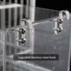 thumbnail image 4 of Jaula Para Bañera De Pájaros, Casa De Baño Transparente, Fácil De Instalar, Caja De Ducha Para Pájaros Con Ganchos Colgantes Para El Hogar, Mascotas, Pájaros, Loros Speravity EL011162-00, 4 of 5