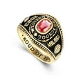 thumbnail image 3 of Mementos PJM Custom Women's Class Rings for High School or College-Sterling Silver 925/Gold, 3 of 5