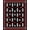 Black Red White, Pattern 4, variant on ODIKA Halloween Gothic Skull Coffin Bat Cross Web Decorations Horror Non-Slip Chair-Friendly for Dining Room, Large Office, Lounge