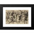 thumbnail image 2 of Anonymous 24x16 Black Modern Framed Museum Art Print Titled - Battle of the Sea Gods, 2 of 5