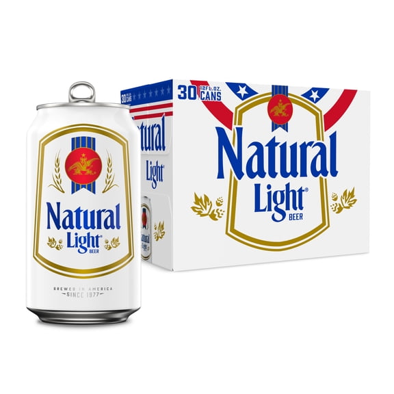 Natural Light American Lager Beer 30 pack 12 fl oz Aluminum Cans 4.2% ABV