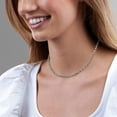 thumbnail image 2 of Ross-Simons 4mm Sterling Silver Rope-Chain Necklace, Women's, Adult, 2 of 4