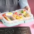 thumbnail image 4 of Lunch Box for Women Bento Box Teens Divided Lunch Containers for Adults Teens College Dorm Lunch Box Microwave Bento Box Lunch Box Food Containers for College,Dorm,Office & Travel, 4 of 6